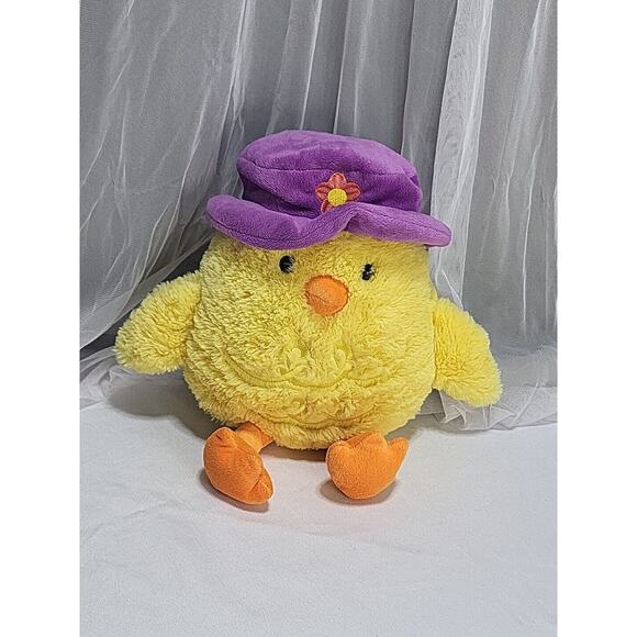 Yellow Baby Chick Spring Easter Stuffed Plush Animal Toy 2018 Animal Adventure - Picture 2 of 9